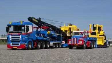 Un Scania R 500 din piesel Lego 1 Un Scania R 500 din piesel Lego