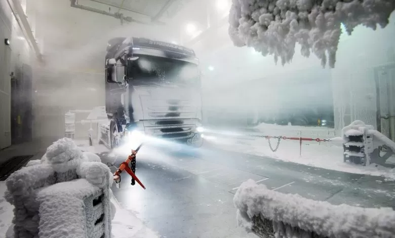 Remarcabilul tunel climatic Scania generator de condiții atmosferice