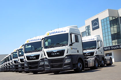 MAN TGX Euro 6 în flota Dumagas