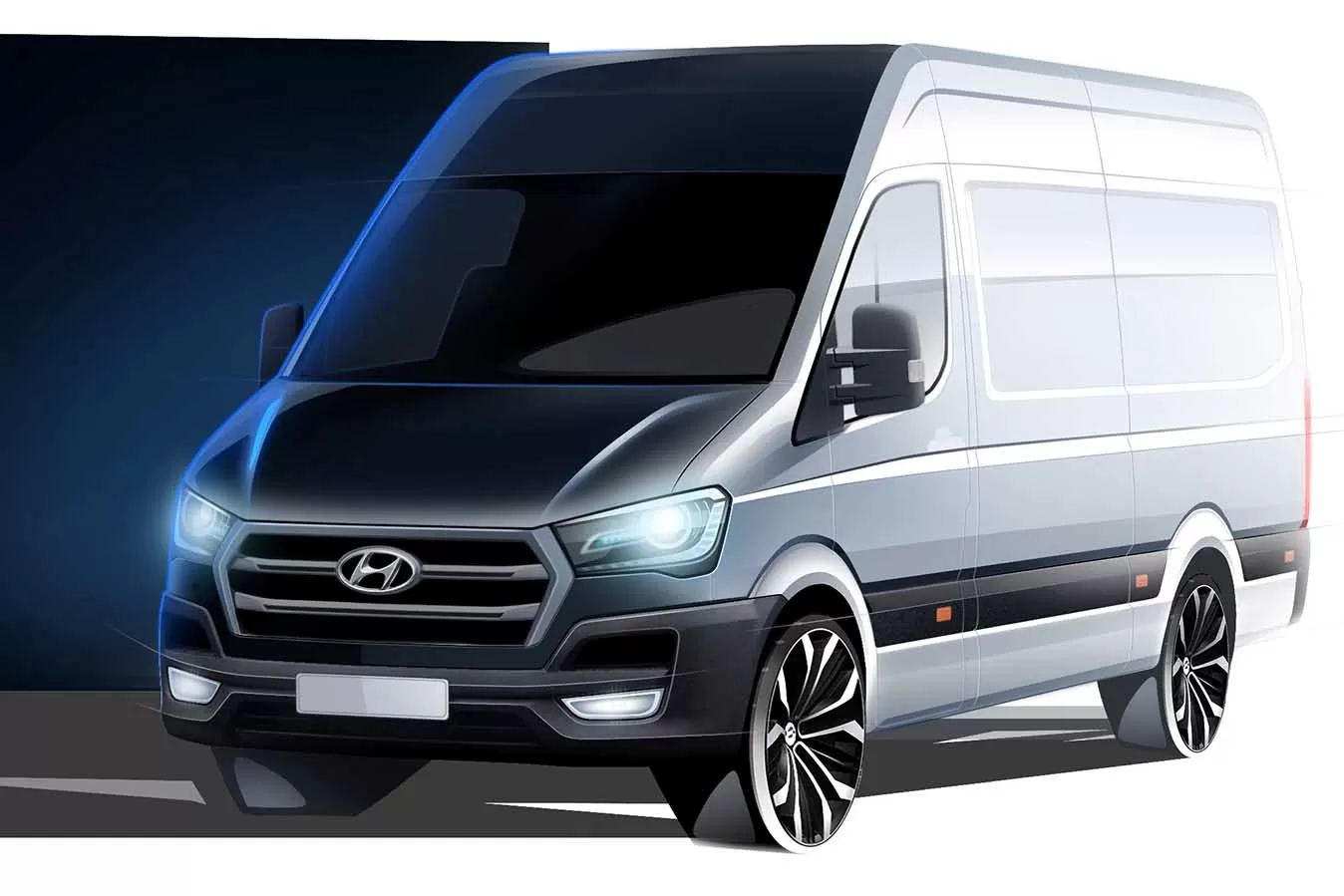Schita noului Hyundai H350 lansat la IAA Hanovra
