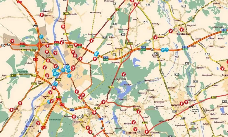 Aglomeratie de camioane in parcarile din Olanda
