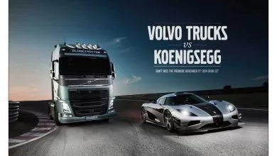 EPIC FIGHT: Volvo FH I-Shift Dual Clutch vs Koenigsegg One: 1