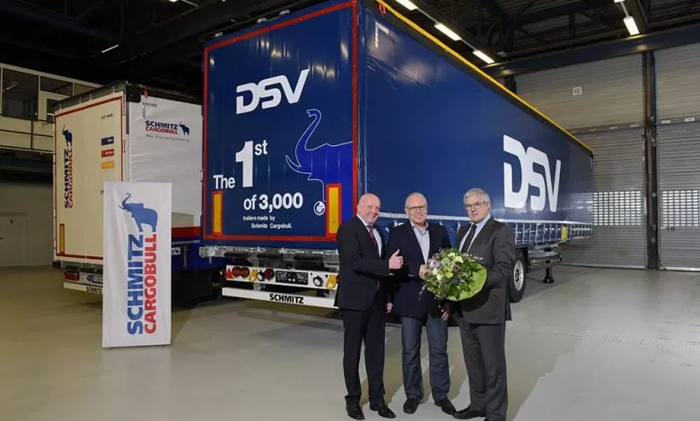 Schmitz Cargobull a livrat primele semiremorci din cele 3.000 danezilor de la DSV