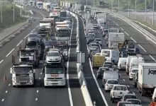 Noi proteste ale soferilor profesionisti francezi 11 protest soferi franta 2015