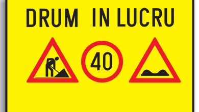 Lucrari pe autostrada A1 Bucuresti - Pitesti