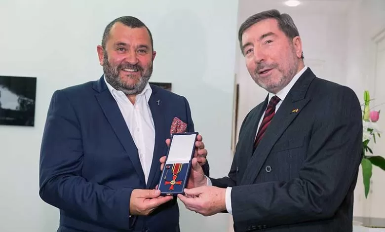 Michael Schmidt a fost decorat de președintele Germaniei