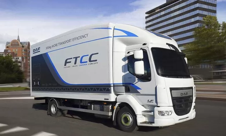 Conceptul DAF FTCC, un camion al viitorului bazat pe DAF LF