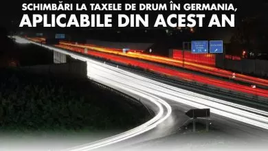 Schimbări la taxele de drum din Germania începând cu sfârșitul lui 2015