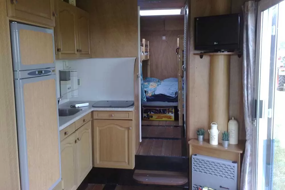 Our trailer inside