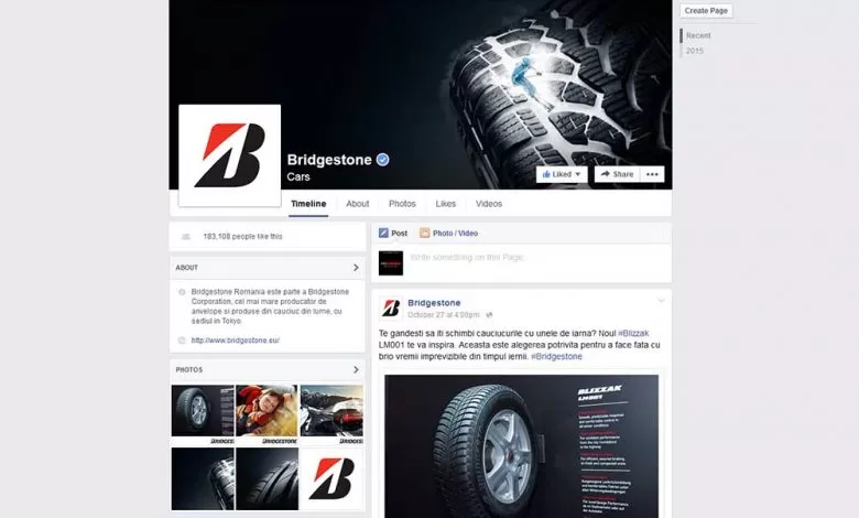 Facebook Bridgestone România