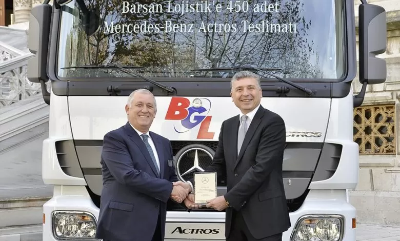 Barsan Global Logistics și-a extins flota cu 450 de Mercedes-Benz Actros 1841