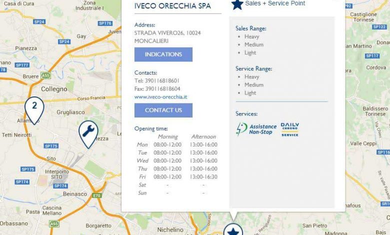 Iveco a lansat noua versiune a aplicației Dealer Locator