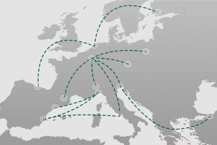 Lannutti va lansa o ruta intermodală între Belgia și Italia