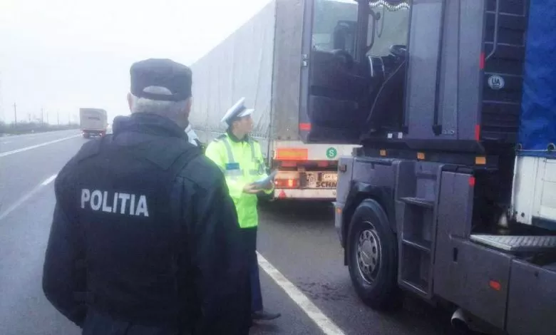 controlat în trafic