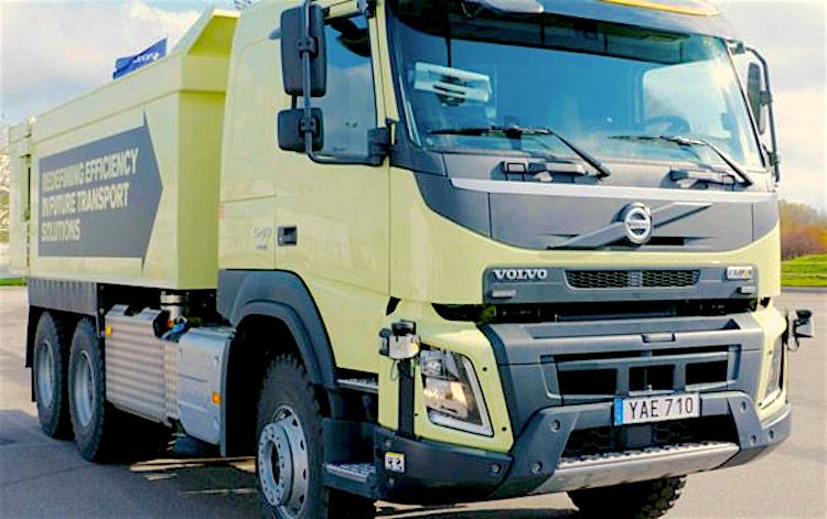Volvo Trucks a testat cu succes un Volvo FMX complet autonom