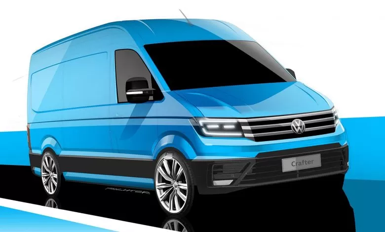 Primele schițe oficiale cu noul VW Crafter