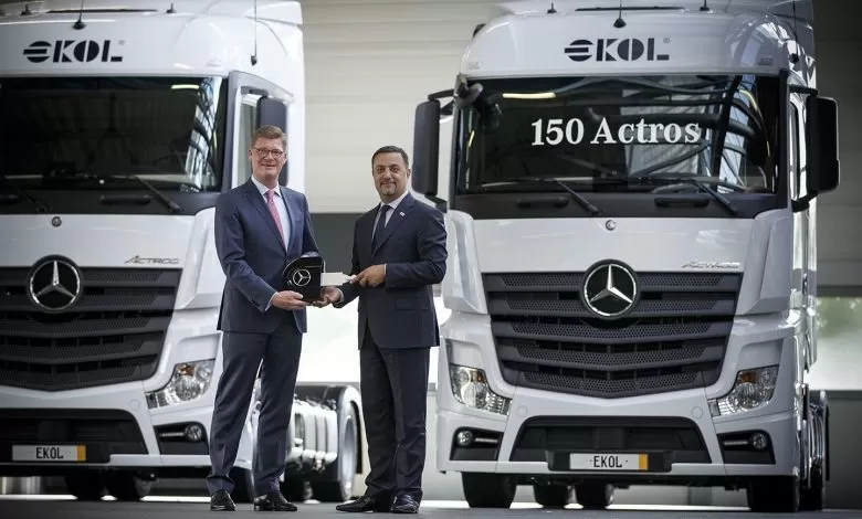Ekol Logistics își extinde flota cu 150 de Mercedes-Benz Actros