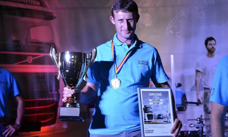 Florin Oltean este câștigătorul finalei Drivers' Fuel Challenge 2016 by Volvo Trucks