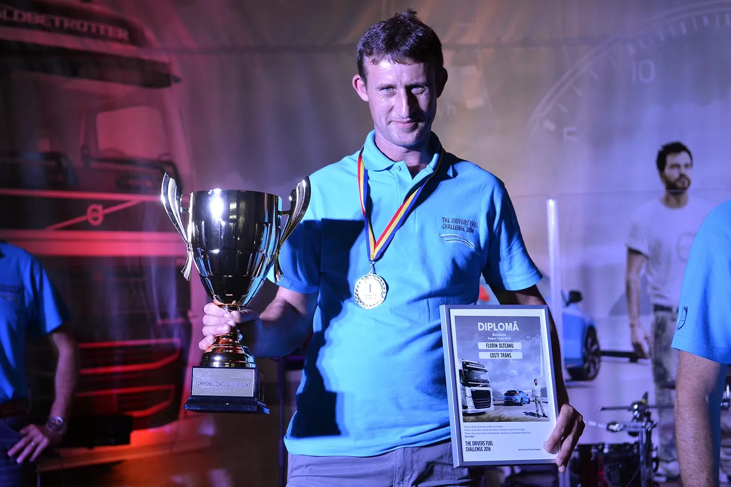 Florin Oltean este câștigătorul finalei Drivers' Fuel Challenge 2016 by Volvo Trucks