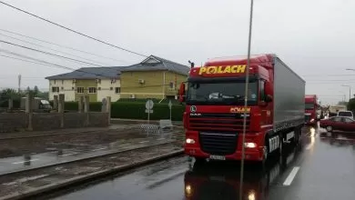 Sute de camioane au protestat astăzi împotriva prețului RCA