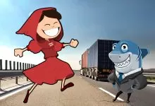 Scufiţa la firma bună vs. șofer profesionist la firma de rechini