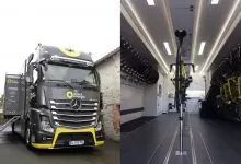 Mercedes-Benz Actros 2551 și Direct Energie fac echipa în Turul Franței