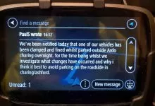 Camioane blocate în zona Kent pentru parcare ilegală pe timp de noapte