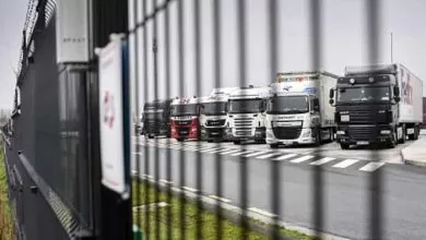 Belgienii au sechestrat 142 de camioane ce aparțin unei companii de transport românești