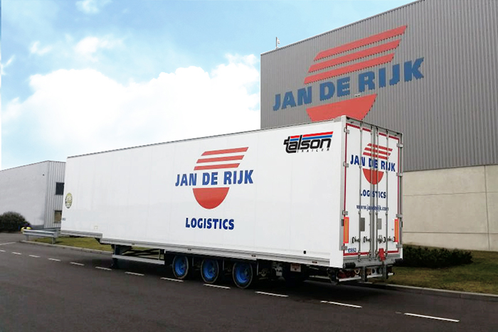 Jan de Rijk Logistics a achiziționat 150 de semiremorci Talson