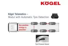 Kögel a introdus un nou modul telematic cu detecție automată a anvelopelor