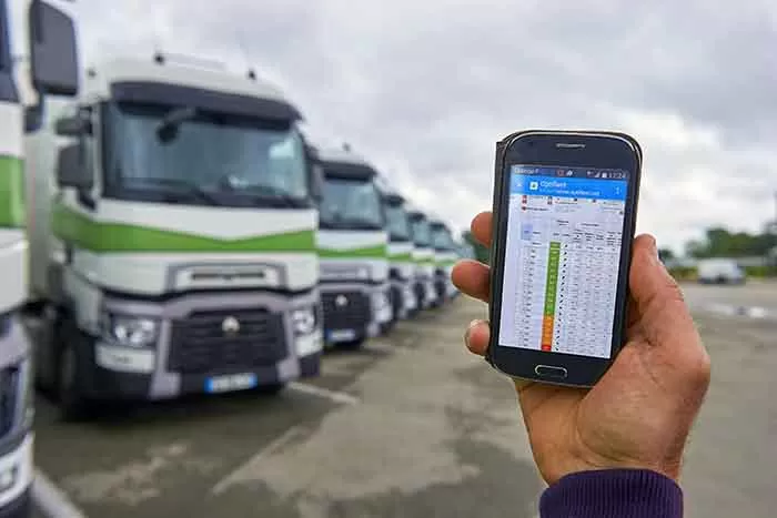 Renault Trucks a lansat aplicația mobilă Optifleet