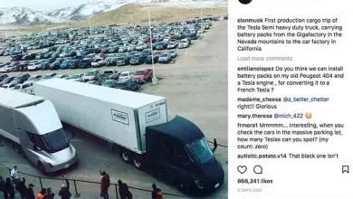 Tesla Semi a efectuat primul transport pentru linia de producție Tesla