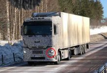 Camioane MAN camuflate surprinse în teste în nordul Europei