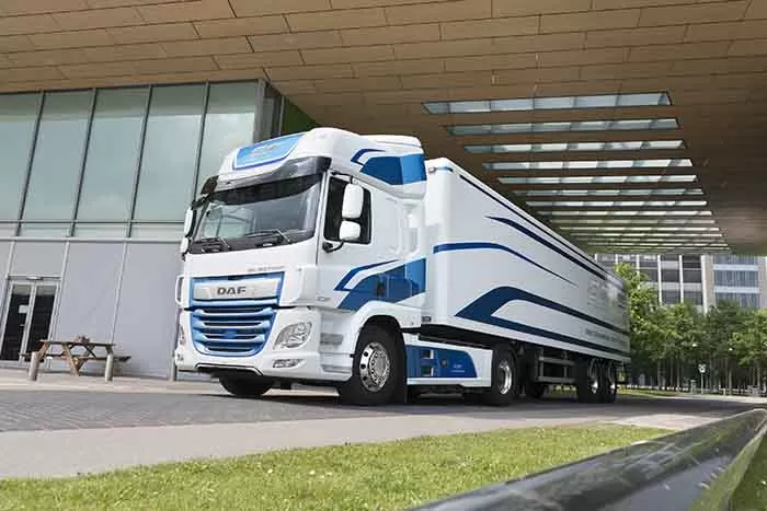 Modelul DAF CF Electric este produs în colaborare cu VDL