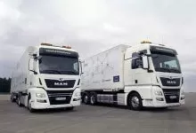 Prima utilizare practică a camioane conectate în pluton din Germania