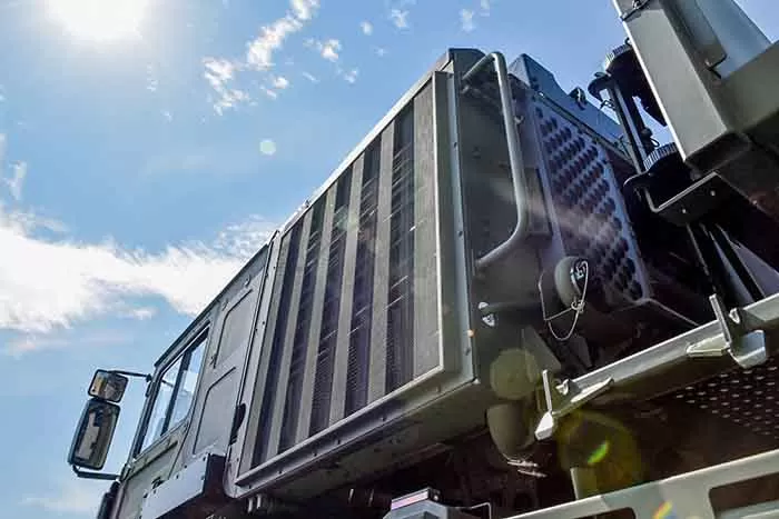 Detaliu vehicule militare Rheinmetall