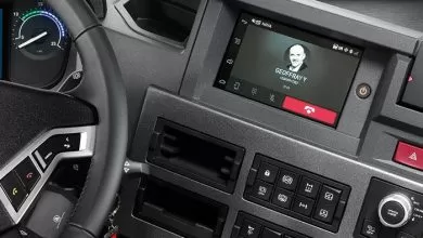 Sistemul de infotainment Roadpad de la bordul camioanelor Renault Trucks