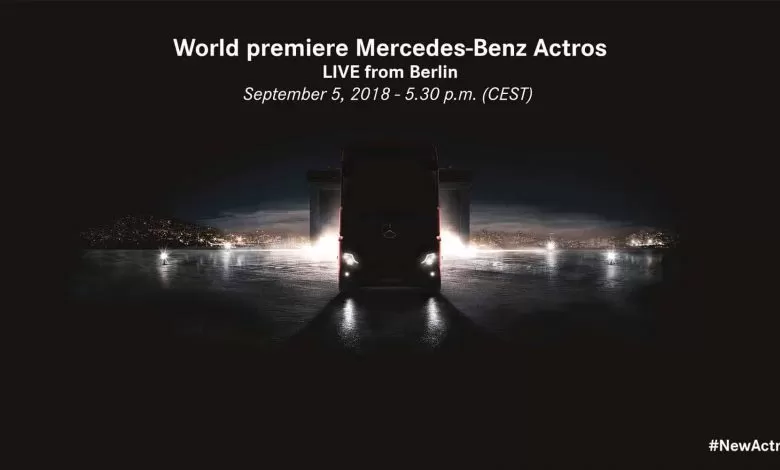 Urmărește LIVE lansarea mondială a noului Mercedes-Benz Actros