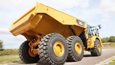 Noul camion articulat Cat 740 GC din clasa medie de 37 de tone 6 Noul camion articulat Cat 740 GC din clasa medie de 37 de tone