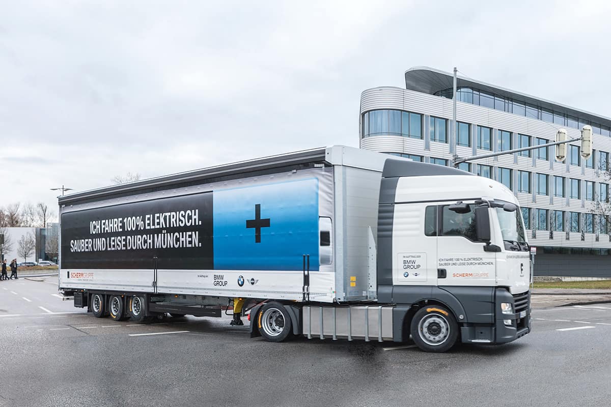 BMW Group utilizează camioane electrice în cadrul operațiunilor logistice