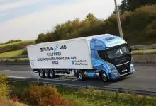 1.728 de kilometri parcurși de IVECO Stralis NP cu un singur plin de gaz natural