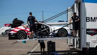 Provocarea logistică pentru echipa BMW Team RLL