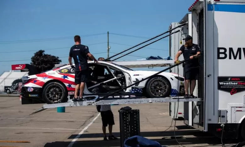 Provocarea logistică pentru echipa BMW Team RLL