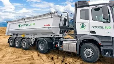 Compania Ecosoil Sud a achiziționat 17 semiremorci basculante Kögel