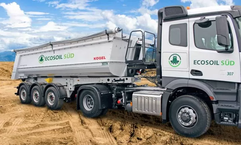 Compania Ecosoil Sud a achiziționat 17 semiremorci basculante Kögel
