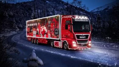 Crăciunul vine la tine cu noul camion MAN Christmas