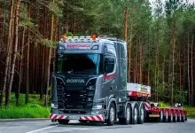Primul camion Scania S 730 8x4/4 pentru transport agabaritic livrat în Polonia 12 Primul camion Scania S 730 8x4/4 pentru transport agabaritic livrat în Polonia