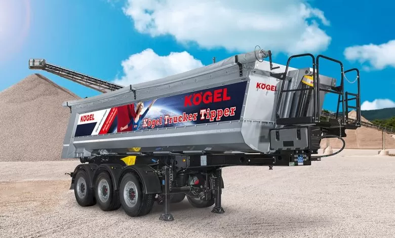 Semiremorca basculabilă Kögel Trucker Tipper cu volum de 24 mc va fi expusă la Bauma 2019