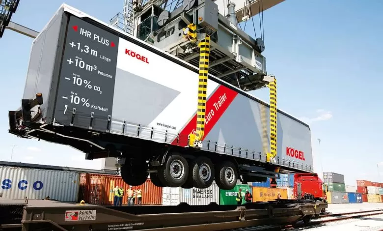 A fost reluat transportul de semiremorci neînsoțite pe vagoane-buzunar în Danemarca