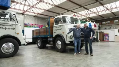 Cel mai vechi camion DAF care încă "muncește" este un A1600 și are peste 50 de ani